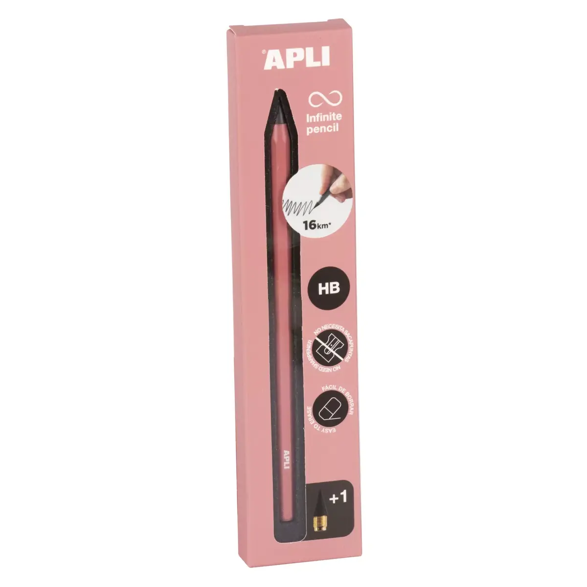 Карандаш Apli INFINITE HB розовый 200-15423 Photo 4