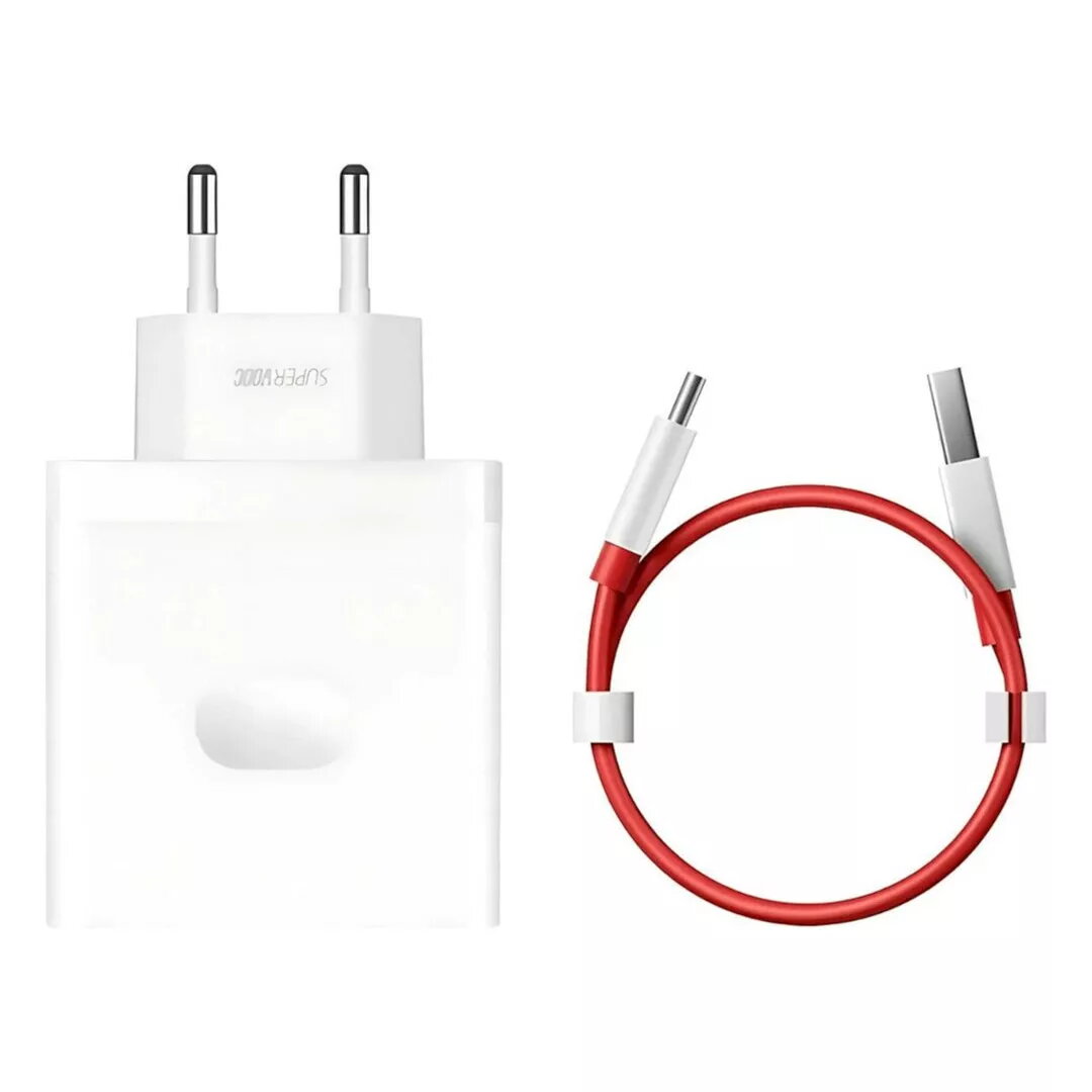 ONEPLUS USB-A adapteris 100W SuperVooc balts
