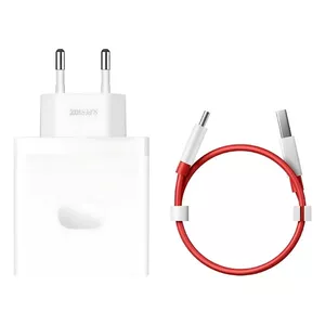 Адаптер ONEPLUS USB-A 100W SuperVooc белый с кабелем