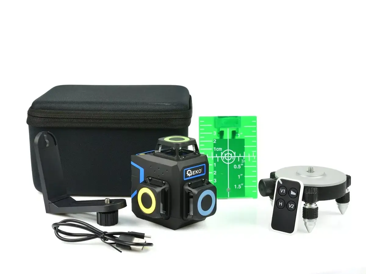 3D cross-line laser level GEKO G03308 Photo 2