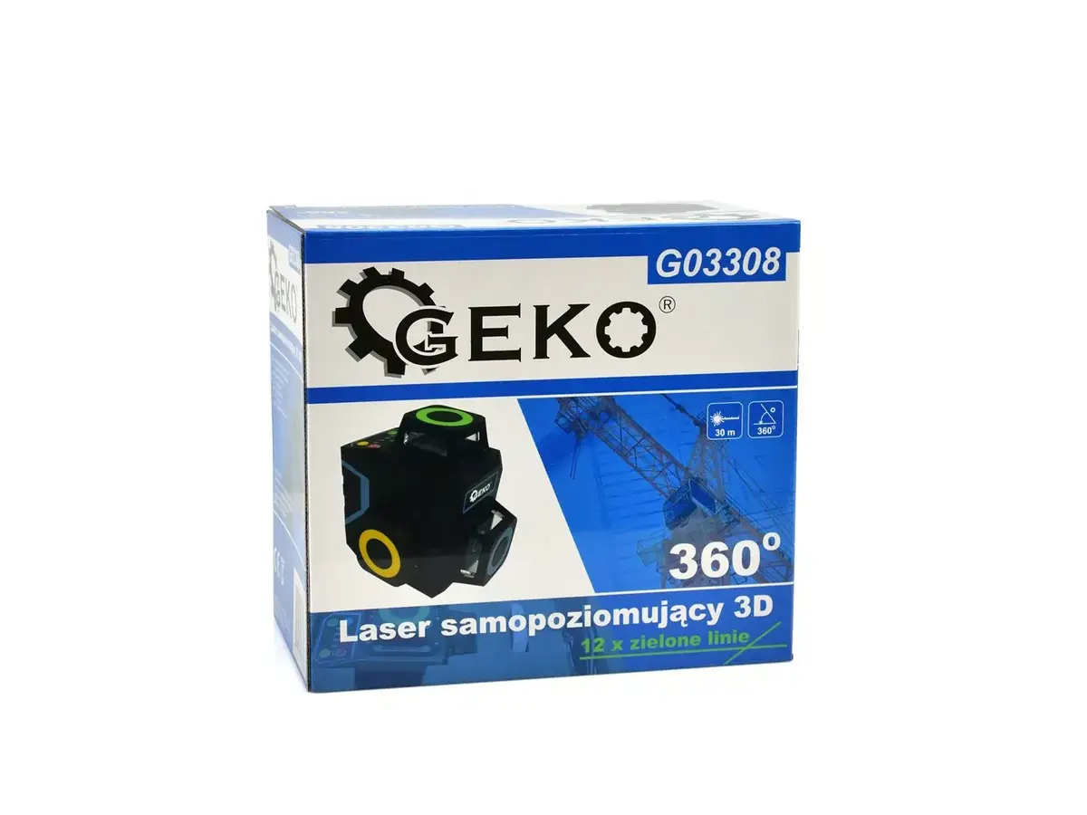 3D cross-line laser level GEKO G03308 Photo 8