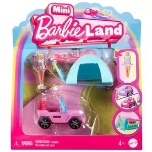 Leļļu komplekts MATTEL Barbie Mini BarbieLand ar transportlīdzekli, plastmasa, daudzkrāsains, 4+ gadi