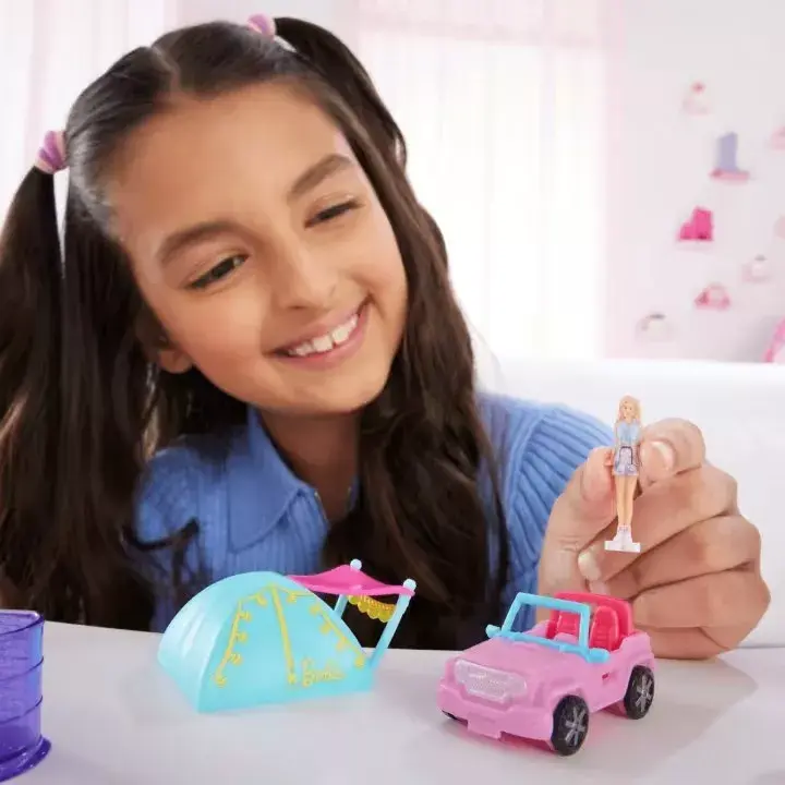 MATTEL Barbie Mini BarbieLand lelle un transportlīdzeklis Photo 3