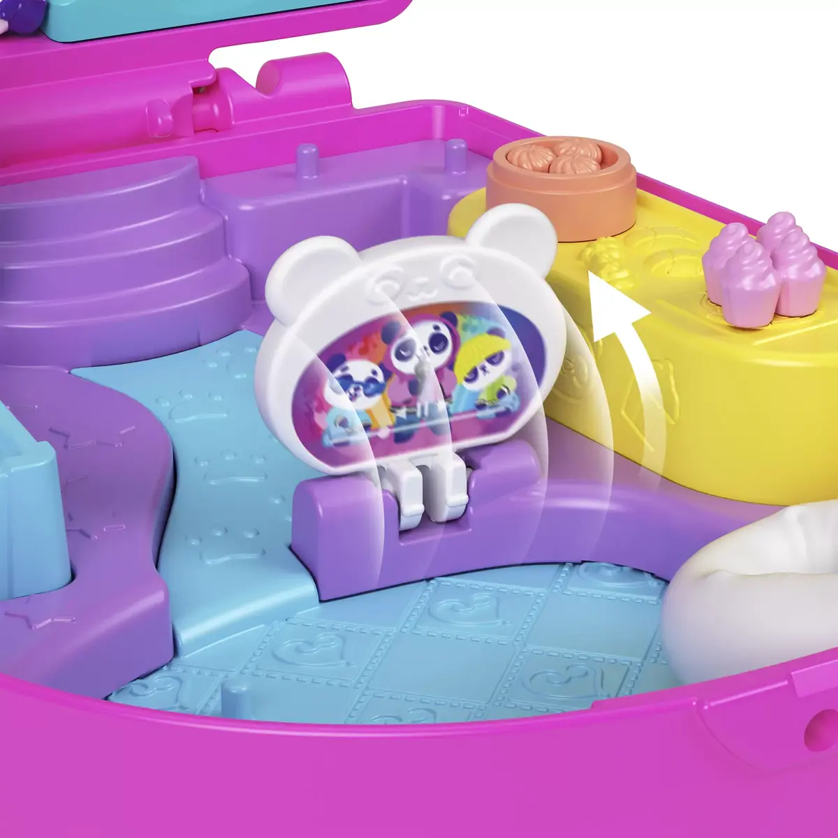 Doll playset Mattel Polly Pocket Bubble Tea Panda Photo 9