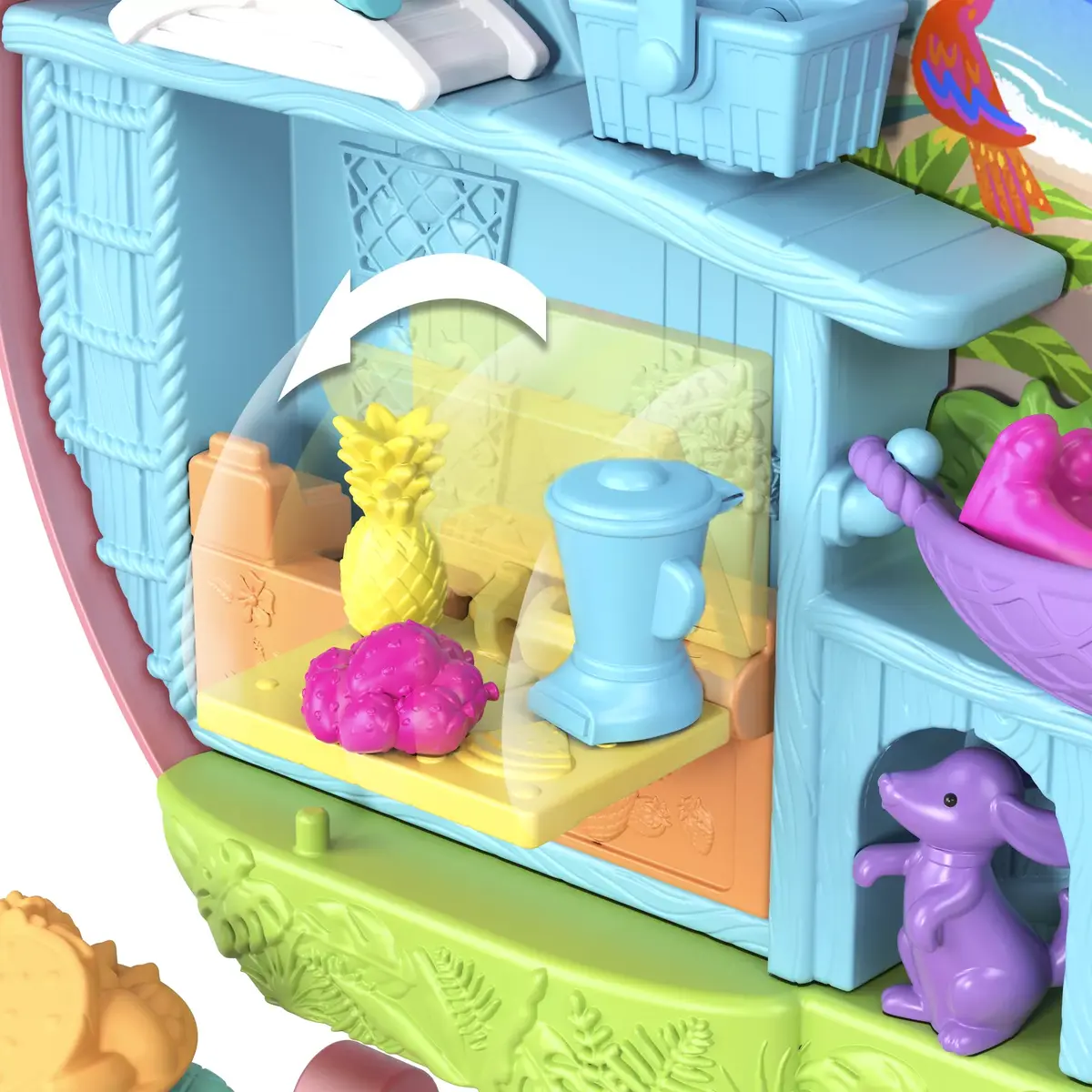 Doll playset MATTEL Polly Pocket ADVENTURE MOPED Photo 8