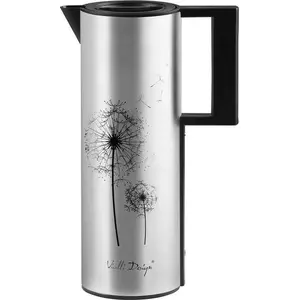 Vialli Design Corto Thermal Carafe 1L Silver-Black