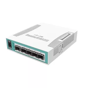 Mikrotik CRS106-1C-5S network switch Gigabit Ethernet PoE White
