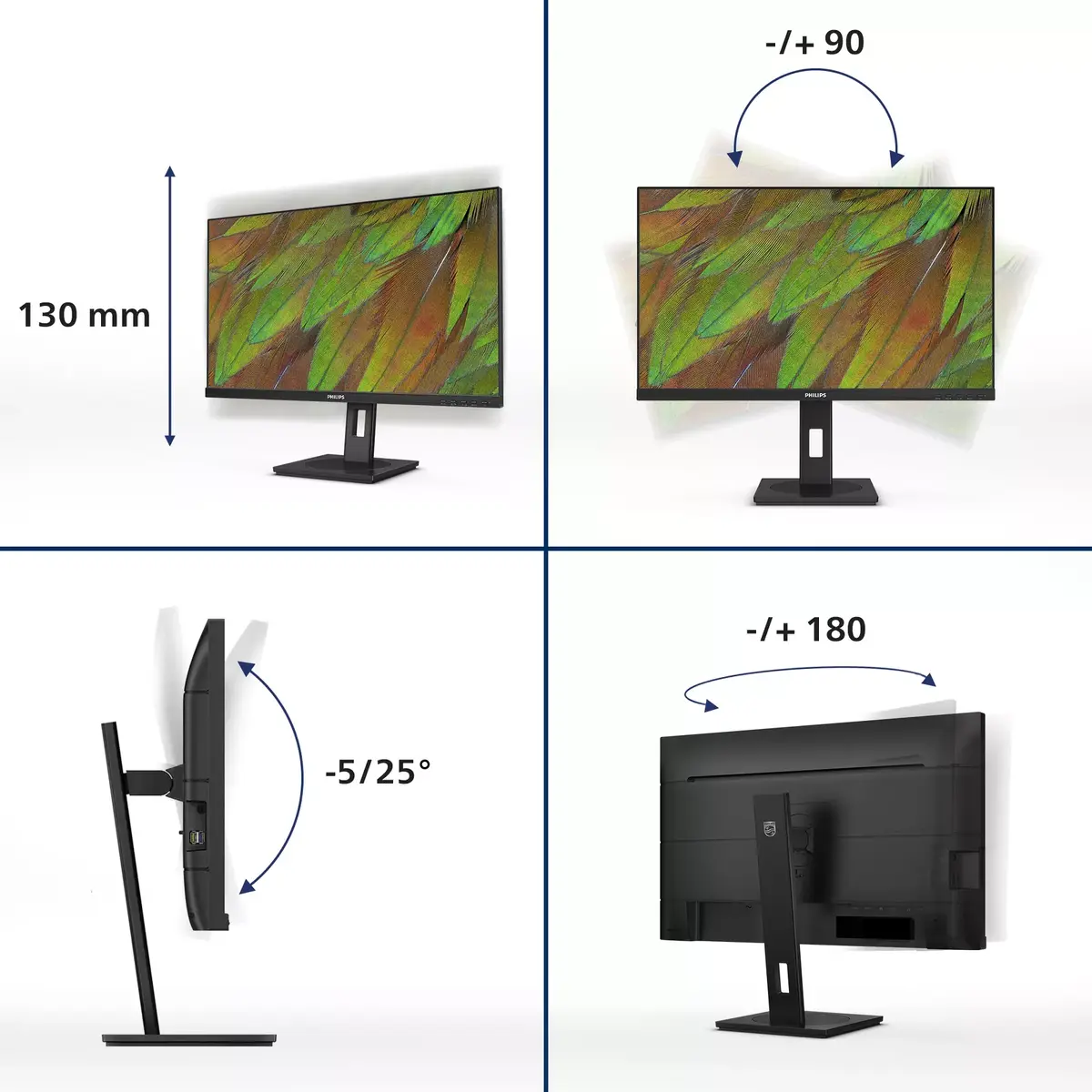 Datora monitors Philips 3000 sērija 27B1U3900/00 Photo 11