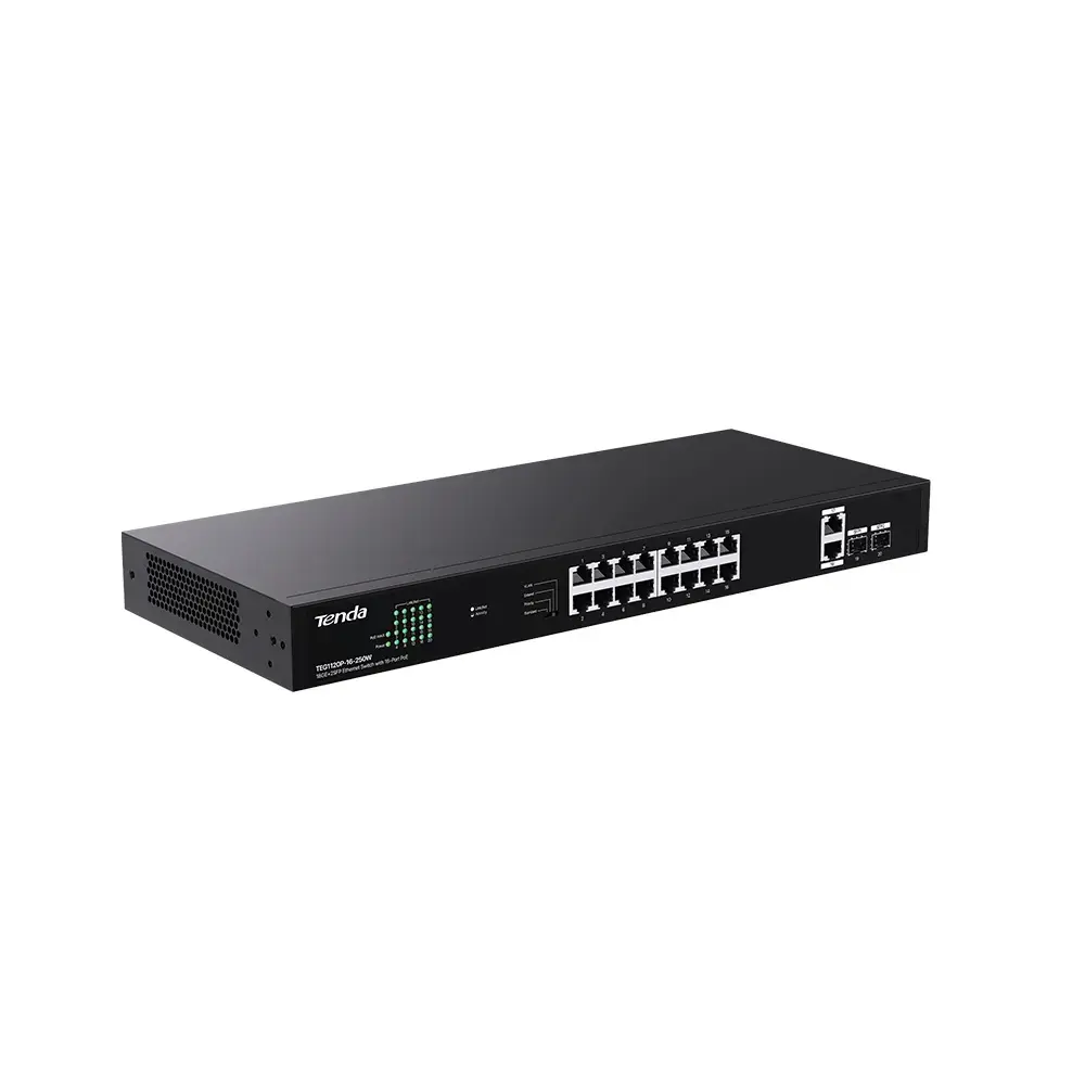 Tenda TEG1120P-16-250W Gigabit PoE Switch Photo 3