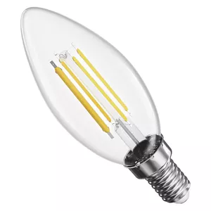 LED candle EMOS FLM 3.8W 806 lm E14 warm white bulb