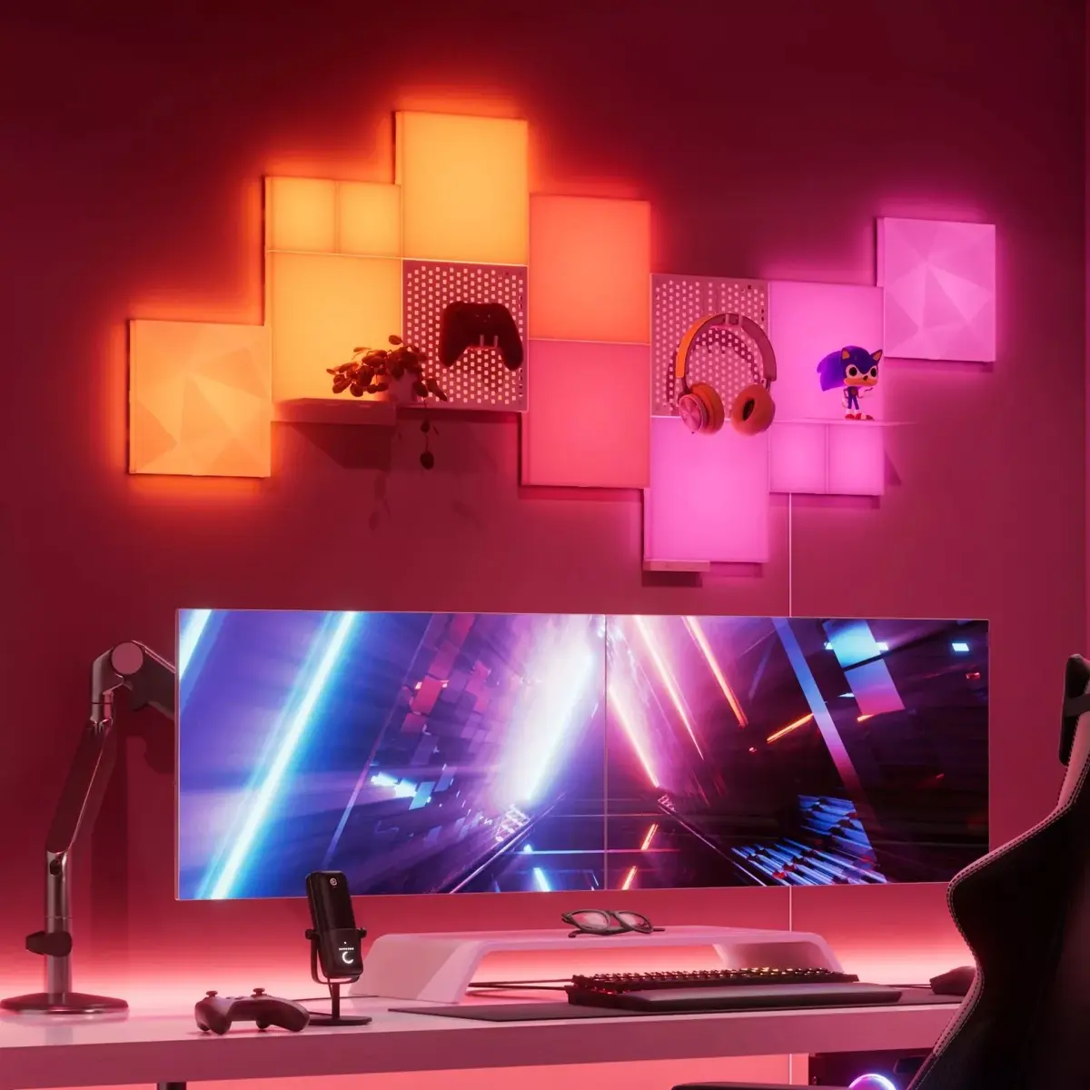 Nanoleaf Blocks Add-On Kit N8100E00-2BS — 2 LED панели Photo 3