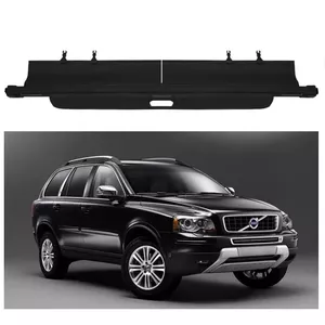 Rear pull-out trunk shelf Riff for Volvo XC90 2003–2014, black