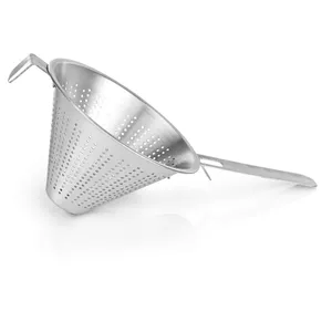 Шумовка WAS Siets D23 см коническая с ручкой N/T DE1232077230 кухонное сито 23 см