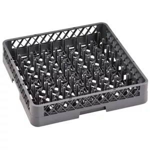 WAS washing basket DE1239860064 — polypropylene tray with 64 fingers, 50×50×10 cm