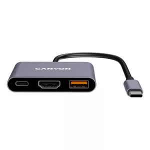 Canyon DS-4 USB Type-C Хаб 10000 Mbit/s HDMI USB 3.2 Gen 2