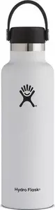 Термобутылка Hydro Flask Standard Mouth Flex Cap 620 мл — белая
