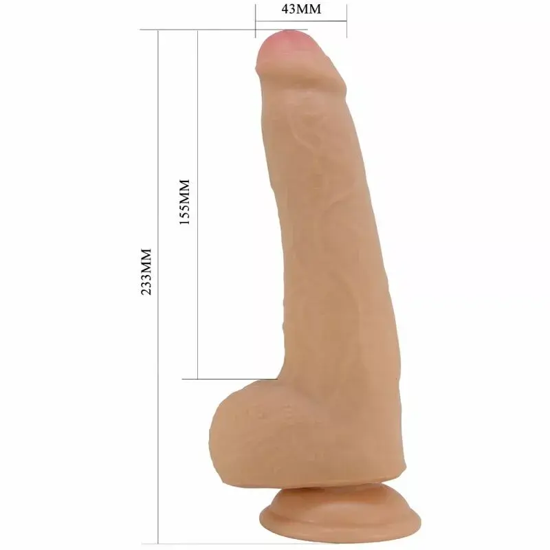 Dildo pretty love Draco Realistic Flesh 23 cm Photo 5