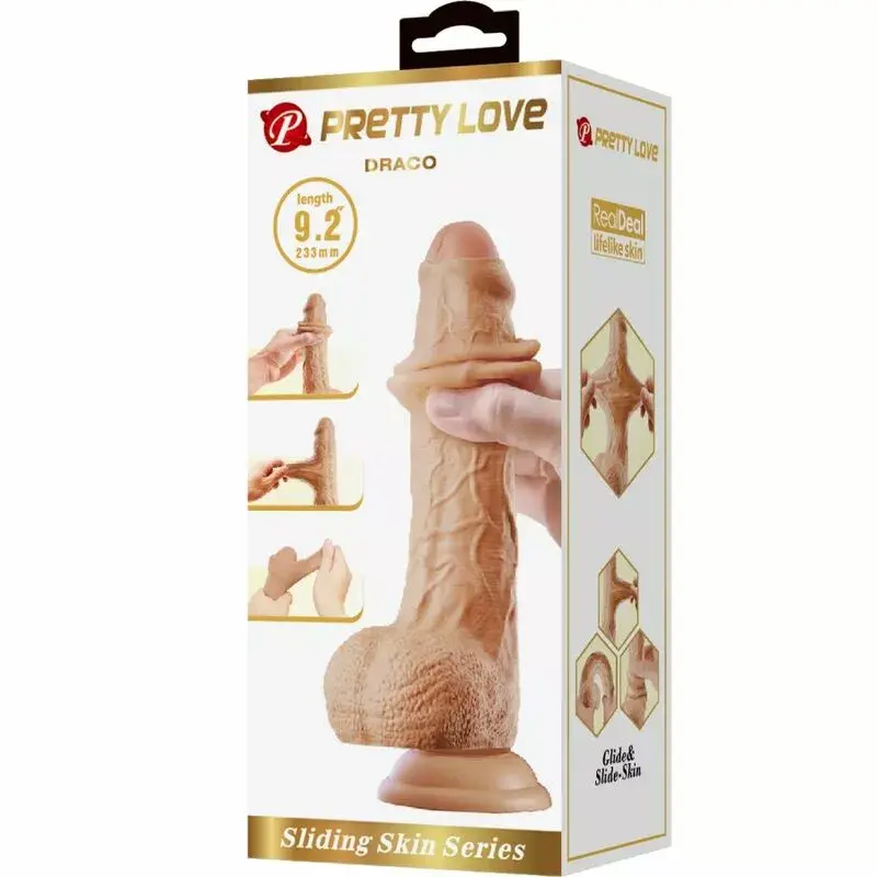 Dildo pretty love Draco Realistic Flesh 23 cm Photo 6