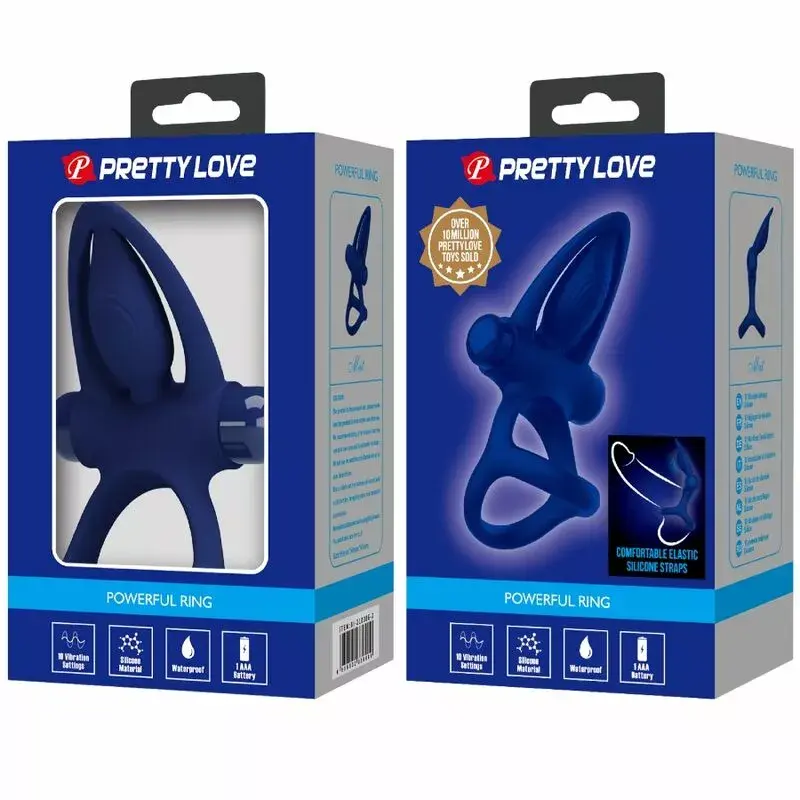 Вибрирующее двойное кольцо Pretty Love D-239932 Photo 10