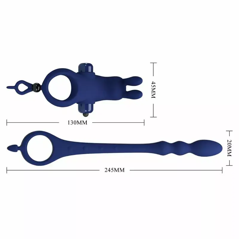 Penis Attachment Pretty Love AYAD Rabbit Vibrator Ring Photo 8