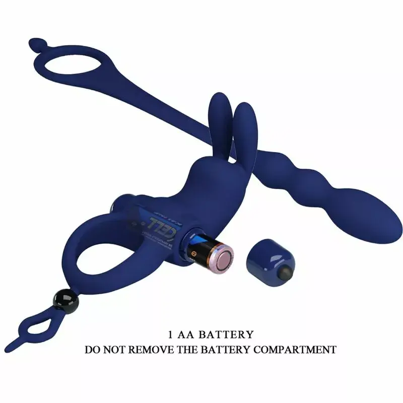 Penis Attachment Pretty Love AYAD Rabbit Vibrator Ring Photo 9