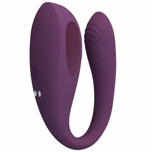 Vibrator pretty love AARI — silicone clitoral massager, waterproof, app-controlled, purple
