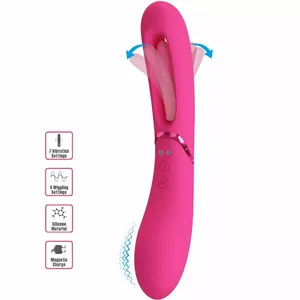 G-punkta vibrators Romance Silikona Rozā