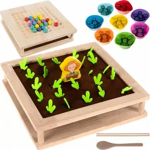 Wooden Farm Puzzle Kruzzel model 22755 by Kruzzel — wooden farm playset puzzle