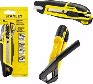 Utility Knife STANLEY 18 mm with integrated breaker and slide MPP, replaceable breaker blade
