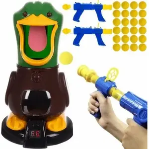 Toy shooting game Kruzzel Duck - target shooting model 22959, plastic darts, tabletop playset