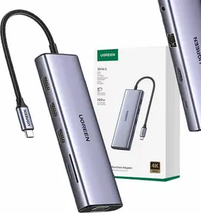 Ugreen Revodok 10-in-1 USB-C Hub UGREEN 15601 10 ports 4K HDMI