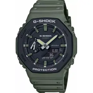 Vīriešu pulkstenis CASIO G-SHOCK Octagon GA-2100SU-3AER analogs‑digitāls, triecienizturīgs, sveķu korpuss