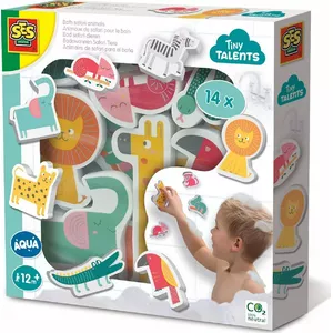 Bath stickers SES Tiny Talents Bath safari animals — multicolour, for ages 1–5