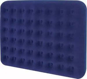 Air mattress JiLong JL020256-1N, vinyl, 2030×1520×220 mm, blue