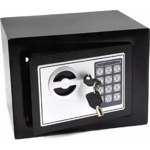 Сейф GEKO G10910 с комбинированным и электронным замком 21x17x17 см — компактный охранный ящик