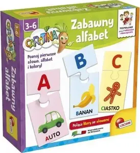 Обучающая игра Lisciani Carotina Zabawny Alfabet — набор для изучения алфавита