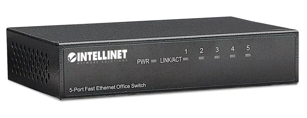 INTELLINET 5-Port Fast Ethernet Office Switch Photo 2