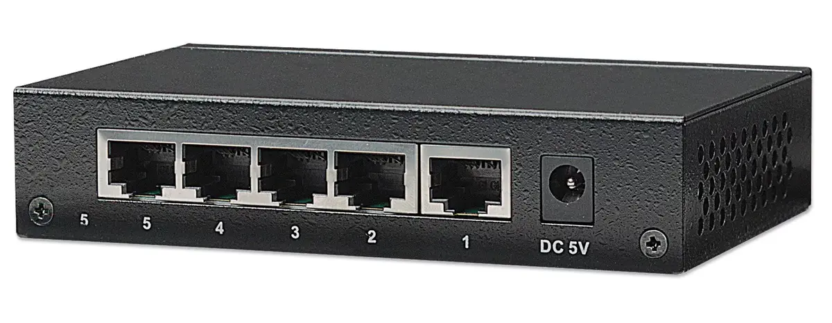 INTELLINET 5-Port Fast Ethernet Office Switch Photo 4