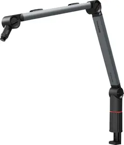 Boom microphone stand Genesis Thulium 700 with desk mount base and aluminium construction in grey