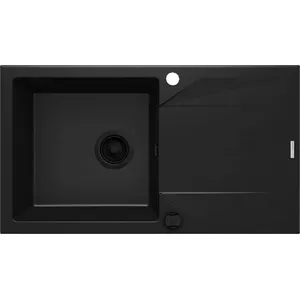 Granite 1-bowl sink deante ZQJ N113 with drainer — durable design