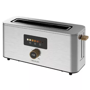 Тостер Cecotec 04845 2 тоста 1000 Вт Нержавеющая сталь