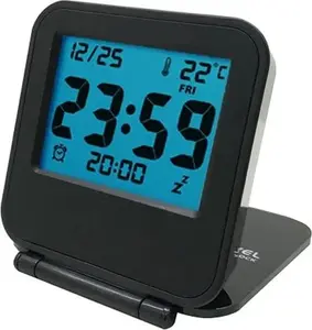 Digitālais modinātājs Mebus 25819 — kvarca mehānisms, LED displejs, atgādinājuma (snooze) funkcija