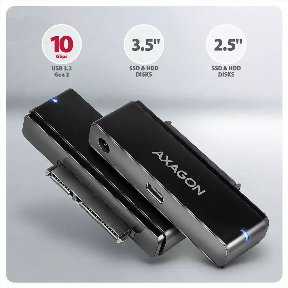 Axagon ADSA-FPX USB-C adapteris Photo 2