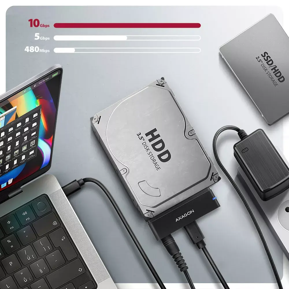 Axagon ADSA-FPX USB-C adapteris Photo 3