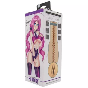 Masturbators Fleshlight Fantasy Sasha Nakam, ievietošanas garums 25 cm, Superskin (TPE) iekšējais uzgalis, ABS korpuss, violetā tūpļa dizains