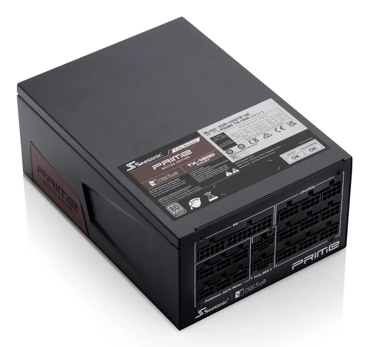 Блок питания Seasonic Prime TX-1600 Noctua Edition Photo 2