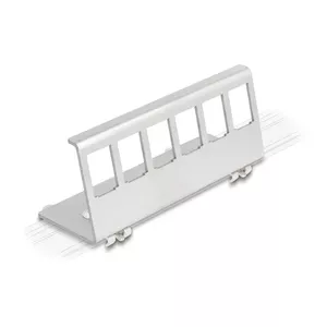 Mounting kit DeLOCK 90656 Stainless steel 44mm x 118mm x 37mm