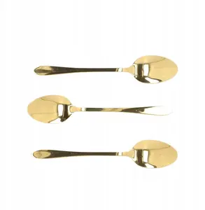 Cutlery teaspoons Homla STILO Gold set, 3 pcs