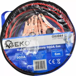 Jump cables GEKO G80044 900A 6 m — heavy-duty battery booster leads