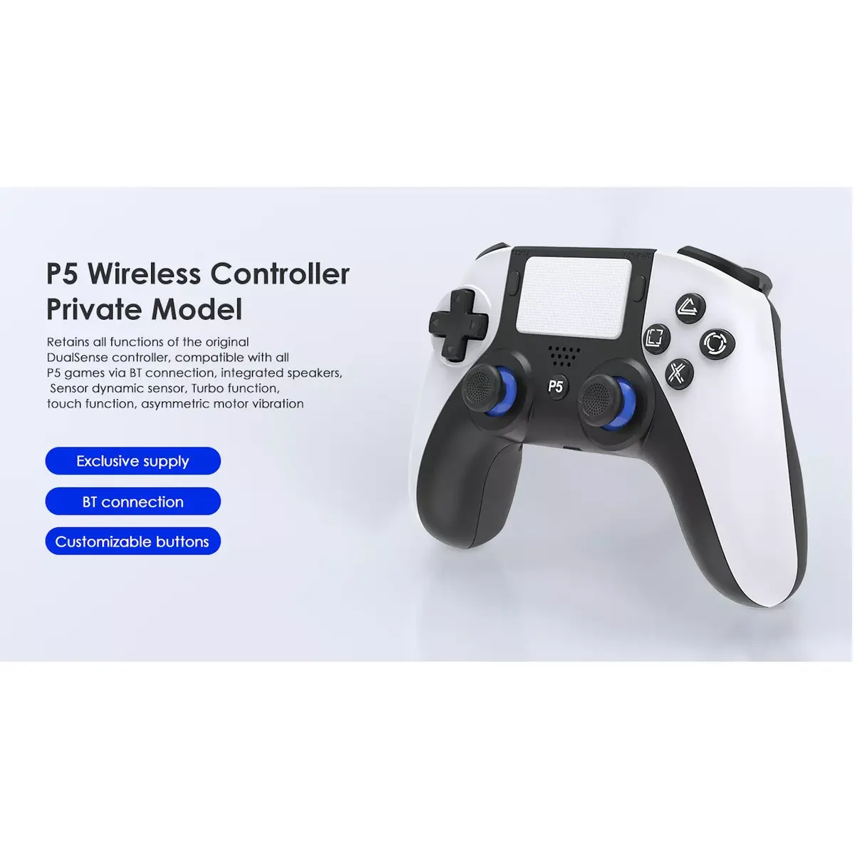 GameBox P5 беспроводной контроллер PS5 Photo 6